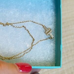 Tiffany & Co. 18K Diamond Double Chain Bracelet